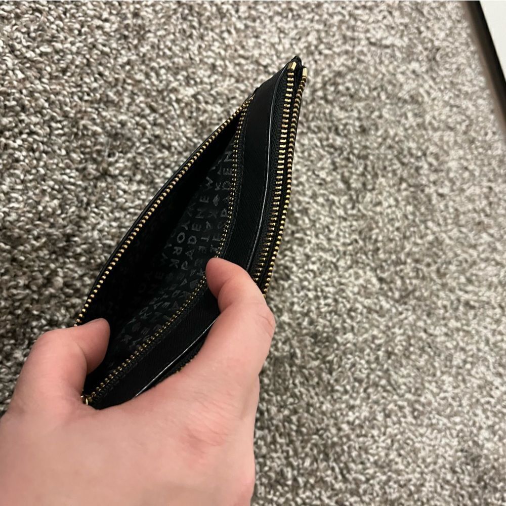 Kate Spade Black Laurel Way Saffiano Leather Wristlet - Picture 10 of 14